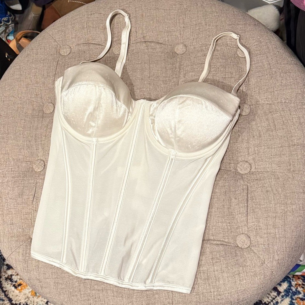 Frederick's of Hollywood Cream Bustier
